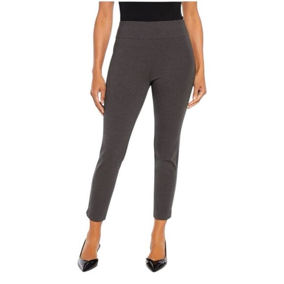 Express Women's Ponte Pants Color Charcoal Heather (Grey) Size XXL - Picture 1 of 15